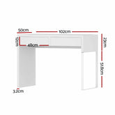 Artiss Computer Desk Drawer White 102CM